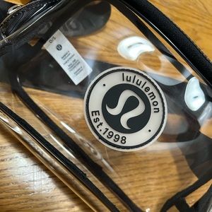Clear lululemon belt bag